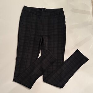 Sanctuary Black Plaid Skinny Pants